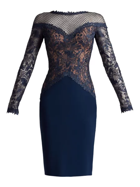 Rochie Tadashi Shoji din dantelă de costum albastru