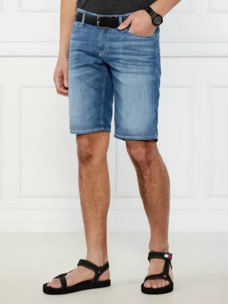 GUESS De blugi pantaloni scurți Sonny albastru