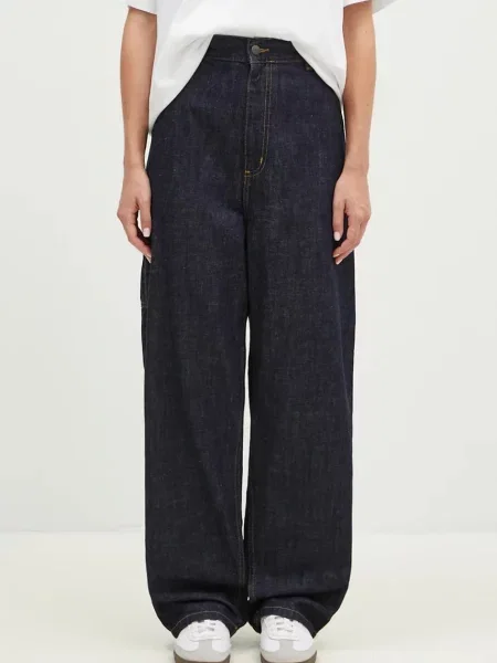 Джинси Carhartt WIP Brandon Single Knee Pant висока посадка