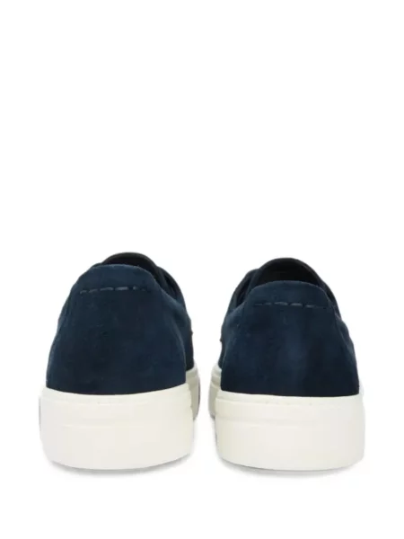 Szarvasbőr sneaker Tommy Hilfiger kék