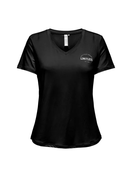 ONLY PLAY Tricou Save Life' negru