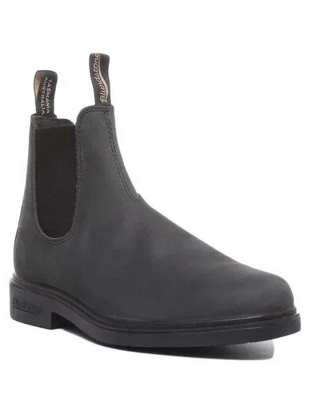 Lekkie botki Blundstone skórzane czarne