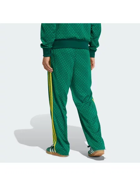 ADIDAS ORIGINALS Kalhoty Firebird tmavě / zelená / tmavě zelená žlutá
