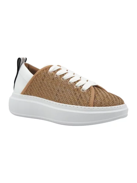 Sneakersy Alexander Smith skórzane beżowe