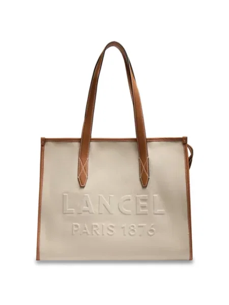 Shopperka Lancel beżowa