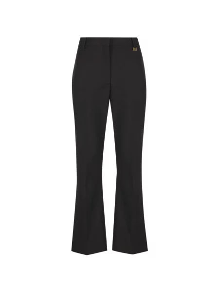 Pantaloni evazați Burberry evazat negru