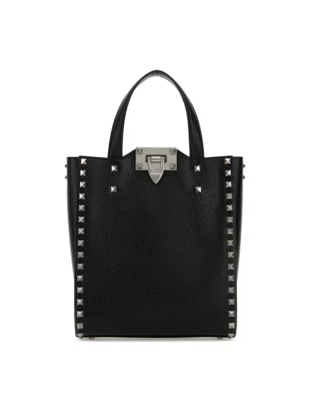 Torba Valentino Garavani skórzana czarna