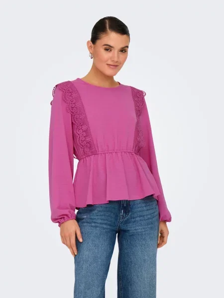 ONLY Tricou ONLMETTE' roz