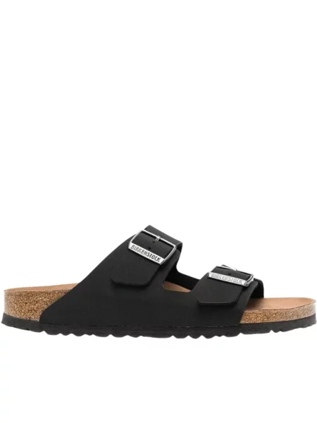 Birkenstock Arizona Vegan Birko-Flor Nubuck Narrow Fit Unisex Sandały Birkenstock Size: czarny