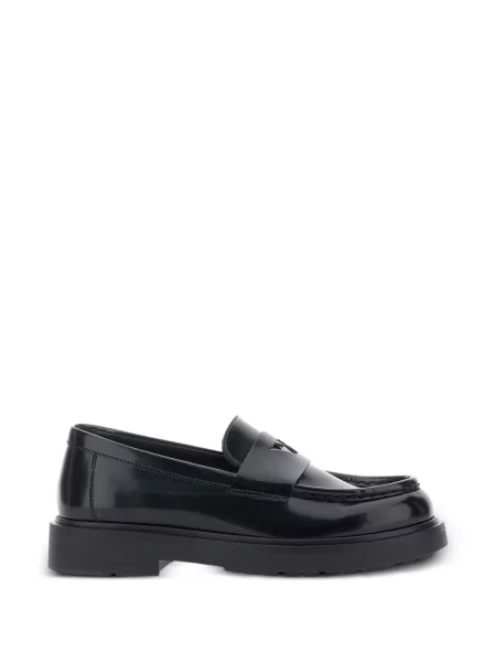 Mokasyny dziecięce Emporio Armani czarne