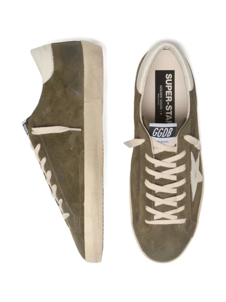 Szarvasbőr sneaker Golden Goose fehér