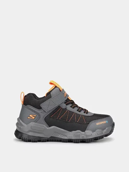 Детские ботинки Skechers серые