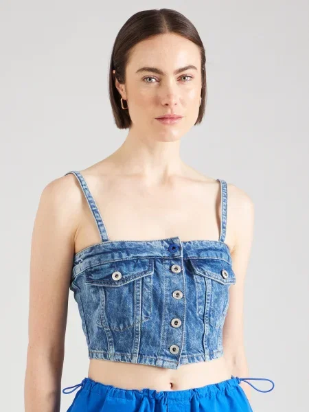 Top Karl Lagerfeld Jeans albastru