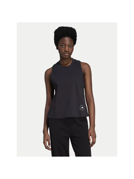 Tank top adidas x Stella McCartney Logo Tank Top Black XS črna