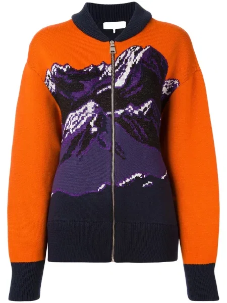 Cardigan Pucci cu imagine galben