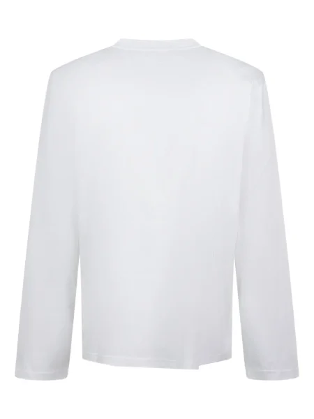 Tricou Moschino lung alb