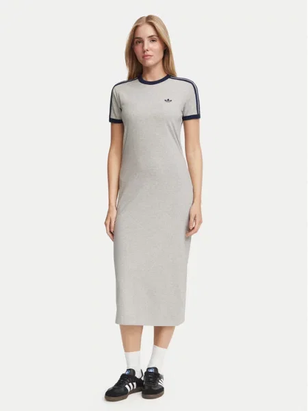 Adidas Originals rochie din cu gri