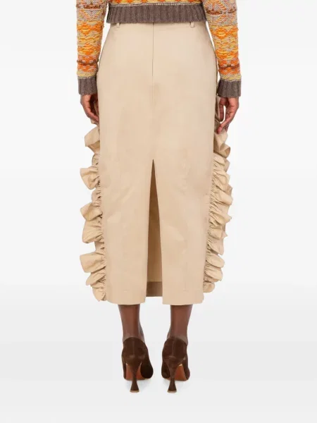 Fustă midi Moschino cu volane
