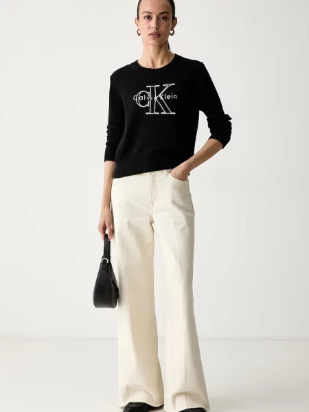Calvin Klein Jeans Pulover negru