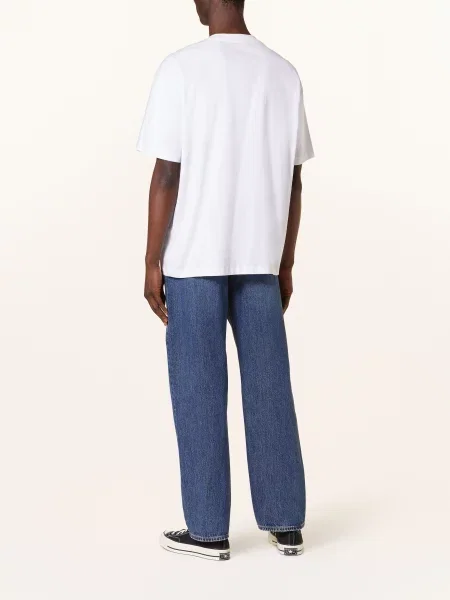 Tričko Guess Jeans s krátkými rukávy bílé