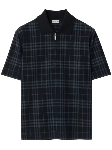 Polo Burberry în carouri negru