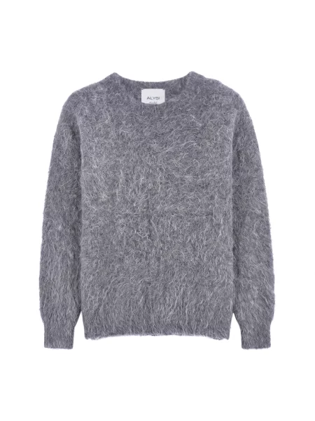 Dzianinowy sweter Alysi szary
