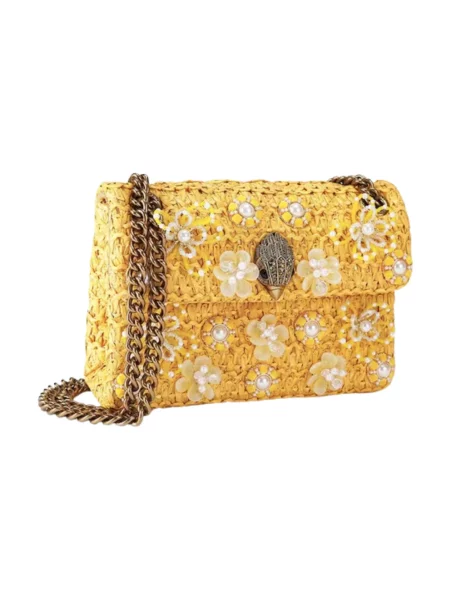 Torebka Kurt Geiger skórzana żółta