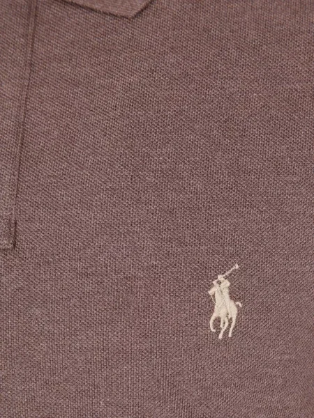 Поло тениска Polo Ralph Lauren кафяво