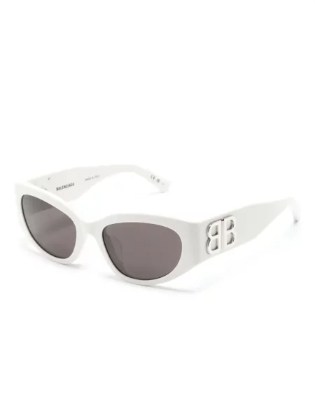 Saulės akiniai Balenciaga Eyewear balta