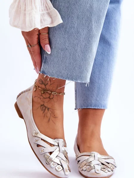 Кожени балеринки Maciejka