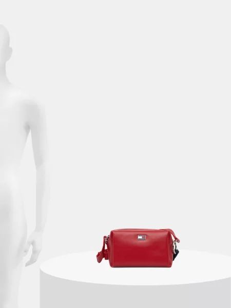 Tommy Jeans чанта crossbody дамска червено