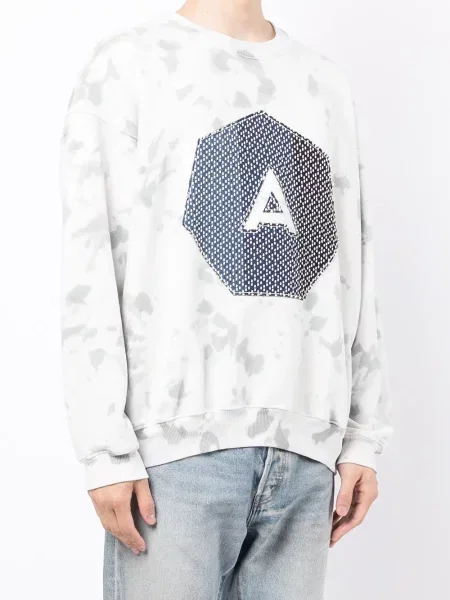 Bluza Alchemist z okrągłym dekoltem biała