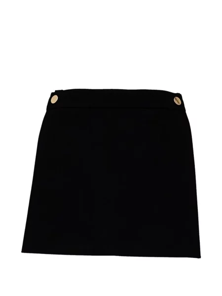 Pantaloni scurți Sportmax din țesătură twill negru