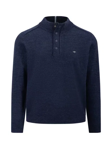 Кофта Fynch-Hatton темно-синій бавовна/вовна синій