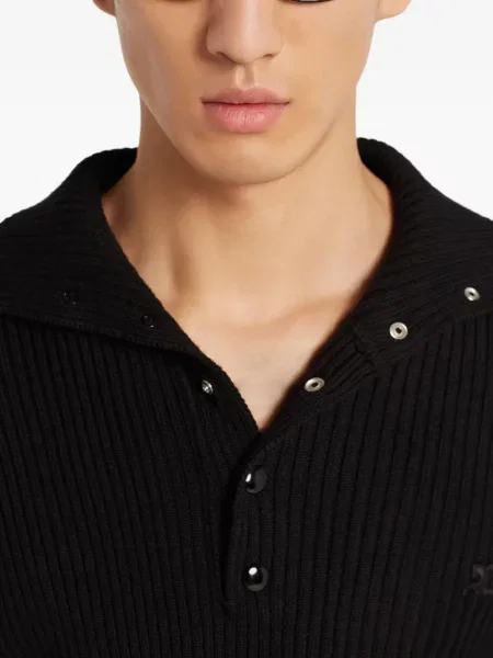 Pulover Courreges tricotate negru