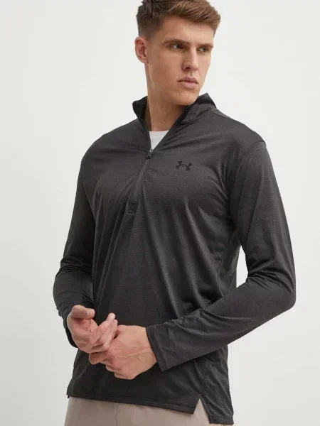 Under Armour bluza treningowa Tech Vent melanżowa brązowy