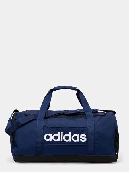 Adidas Geantă Linear Duffel Medium Bleumarin alb