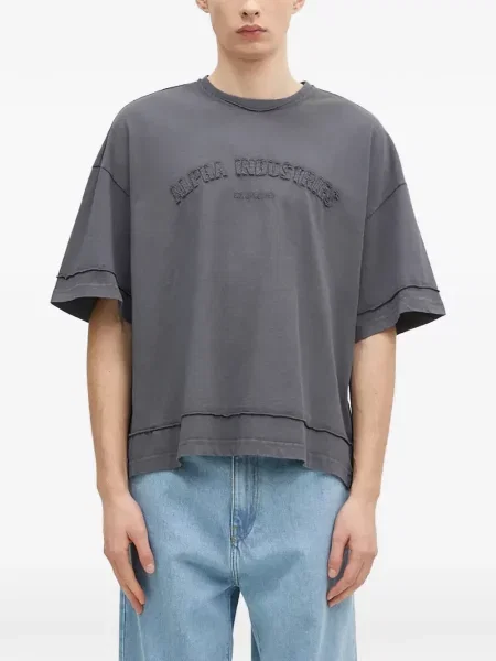 Tricou Alpha Industries cu autograf gri