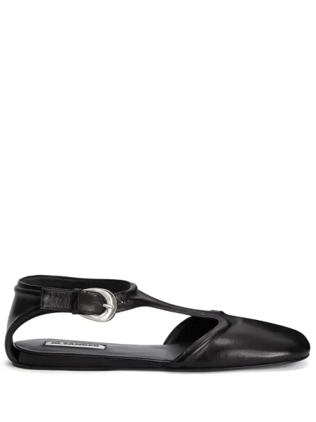 Pantofi cu toc Jil Sander negru