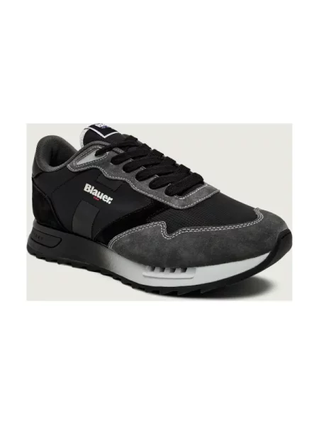 BLAUER Sneakers | piele întoarsă negru