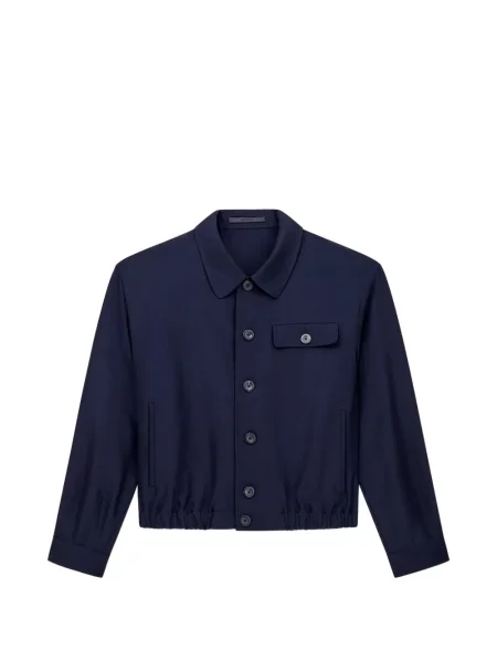 Bomber bunda Giorgio Armani modrá