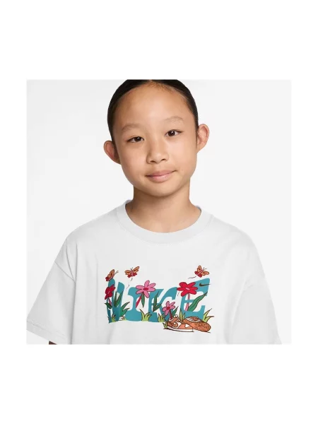Tricou copii Nike alb