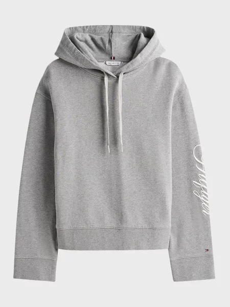 Махрова толстовка Tommy Hilfiger сіра