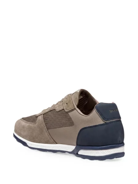 Fűzős csipkés sneaker Geox barna