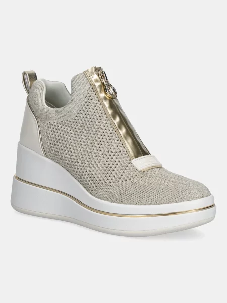 MICHAEL Michael Kors sneakers Emmy Wedge Zip Slip On bej