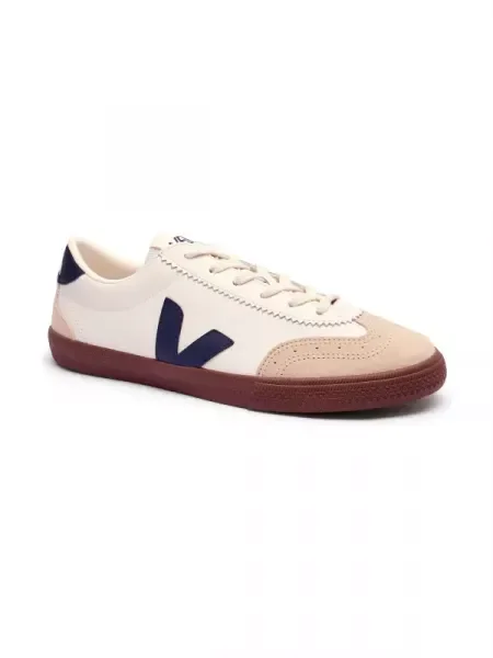 Sneakerși Veja Volley din piele alb