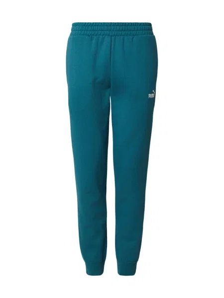 PUMA Pantaloni sport ESS No. 1 verde jad alb