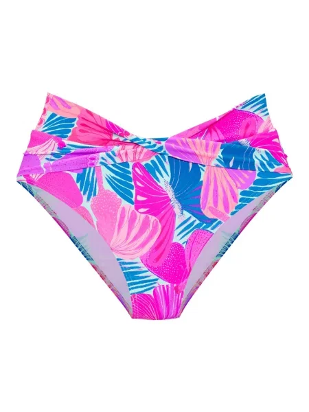 SUNSEEKER Slip costum de baie / aqua / mov orhidee / mov neon albastru