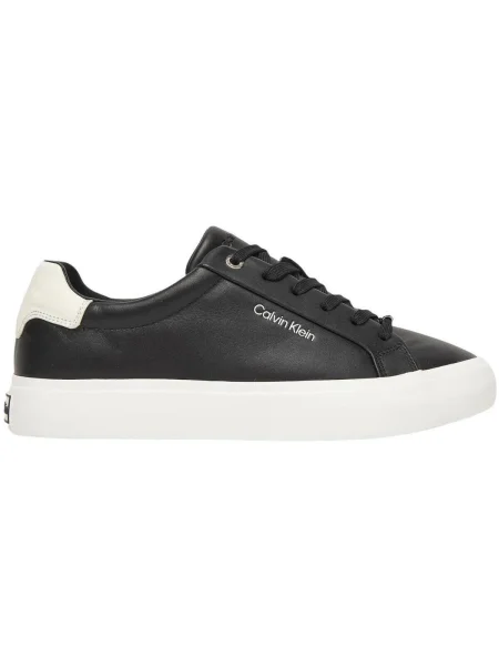 Calvin Klein Sneakers Vulc Lace Up Lth/Moire Bt negru