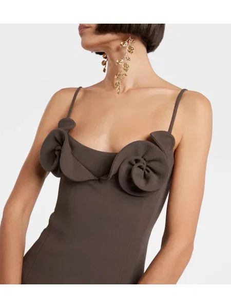 Rochie Magda Butrym de lână maro